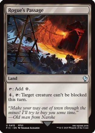 Image of Rogue's Passage (Surge Foil) (FIC-415) - Commander: FINAL FANTASY Foil