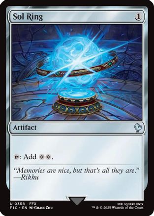 Image of Sol Ring (0358) (Surge Foil) (FIC-358) - Commander: FINAL FANTASY Foil