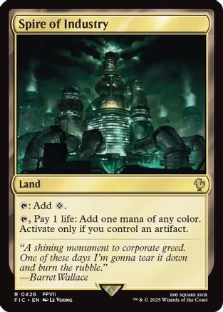 Image of Spire of Industry (Surge Foil) (FIC-426) - Commander: FINAL FANTASY Foil