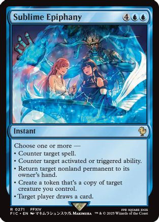 Image of Sublime Epiphany (Surge Foil) (FIC-271) - Commander: FINAL FANTASY Foil