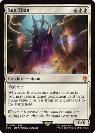 Image of Sun Titan (Surge Foil) (FIC-254) - Commander: FINAL FANTASY Foil