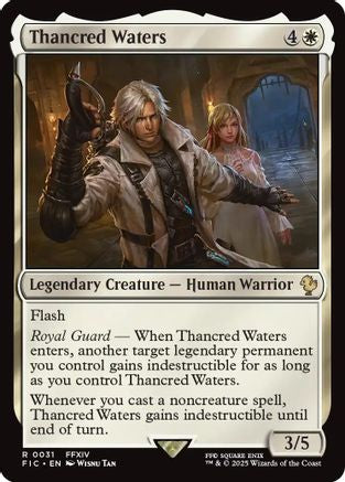 Image of Thancred Waters (Surge Foil) (FIC-031) - Commander: FINAL FANTASY Foil