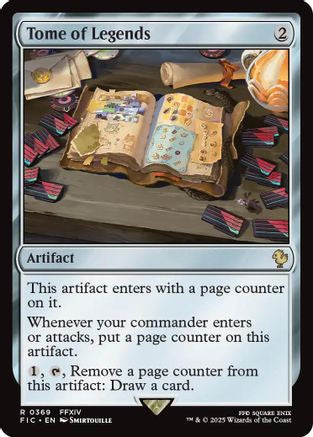 Image of Tome of Legends (Surge Foil) (FIC-369) - Commander: FINAL FANTASY Foil