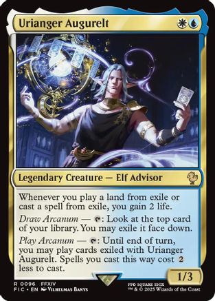 Image of Urianger Augurelt (Surge Foil) (FIC-096) - Commander: FINAL FANTASY Foil