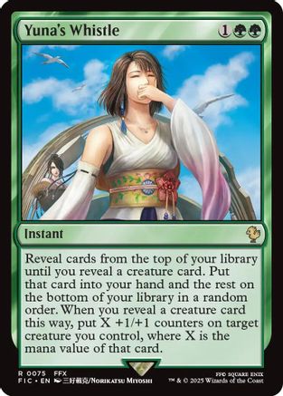 Image of Yuna's Whistle (Surge Foil) (FIC-075) - Commander: FINAL FANTASY Foil