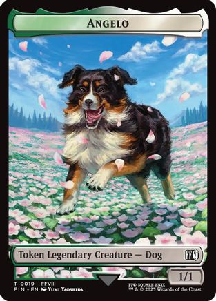 Image of Angelo // Darkstar Double-Sided Token (FIN-19 // 20) - FINAL FANTASY Foil