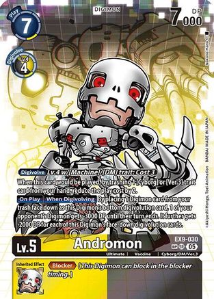 Image of Andromon (SP) (EX9-030) - Versus Monsters Foil