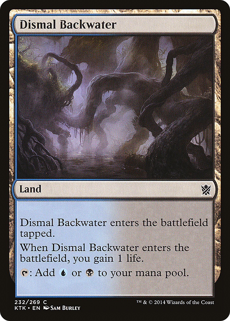 Image of Dismal Backwater (KTK-232) - Khans of Tarkir Foil