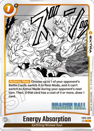 Image of Energy Absorption (FB03-099) - Manga Booster 01 Holofoil