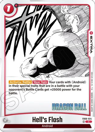 Image of Hell's Flash (FB06-24) - Manga Booster 01