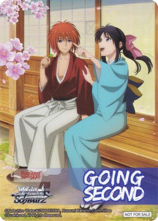 Image of Going Second (Days of Fluttering Sakura, Kenshin Himura  Kaoru Kamiya) - Rurouni Kenshin