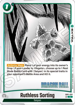 Image of Ruthless Sorting (SB01-028) - Manga Booster 01 Holofoil