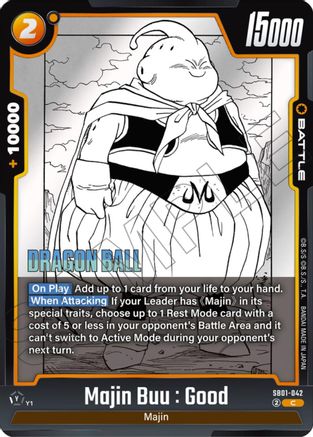 Image of Majin Buu : Good - SB01-042 (SB01-042) - Manga Booster 01