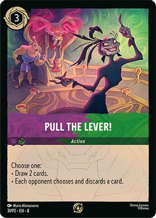 Image of Pull the Lever! (31/P2) - Disney Lorcana Promo Cards Cold Foil