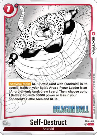 Image of Self-Destruct (SB01-015) - Manga Booster 01