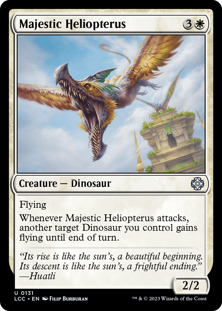 Image of Majestic Heliopterus (LCC-131) - The Lost Caverns of Ixalan Commander