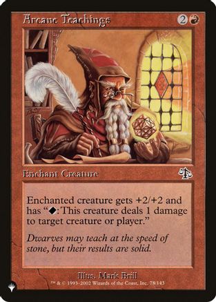 Image of Arcane Teachings (Misprint) (LIST-78/143) - The List Reprints
