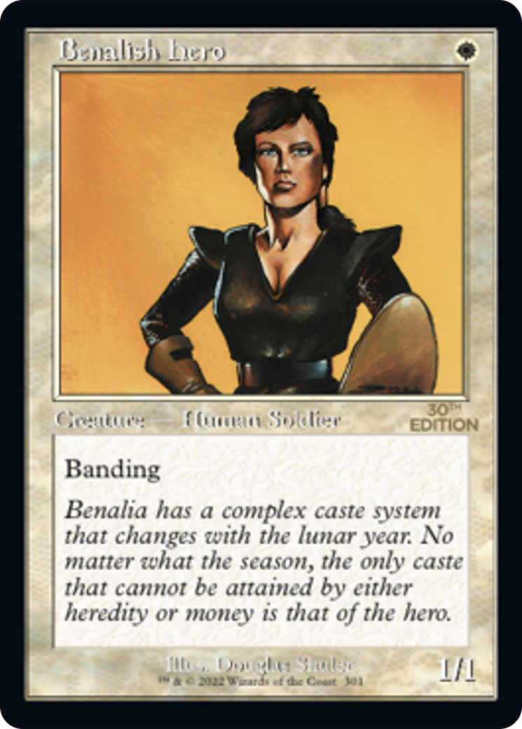 Image of Benalish Hero (Retro Frame) (30A-301) - 30th Anniversary Edition