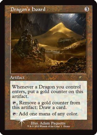 Image of Dragon's Hoard (Retro Frame) (WPN-) - WPN & Gateway Promos