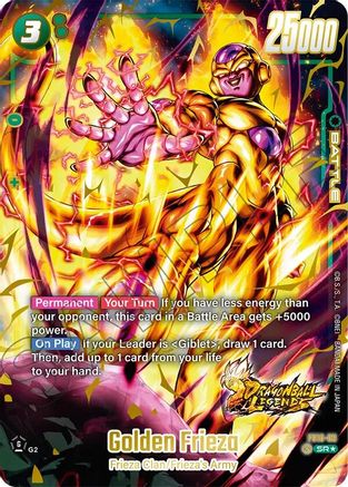 Image of Golden Frieza (Bonus Pack Alternate Art) (FS10-03) - Starter Deck 10 Giblet Holofoil