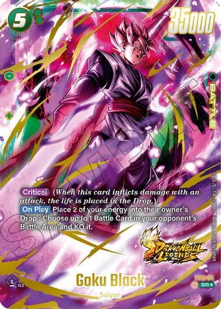 Image of Goku Black (Bonus Pack Alternate Art) (FS10-04) - Starter Deck 10 Giblet Holofoil