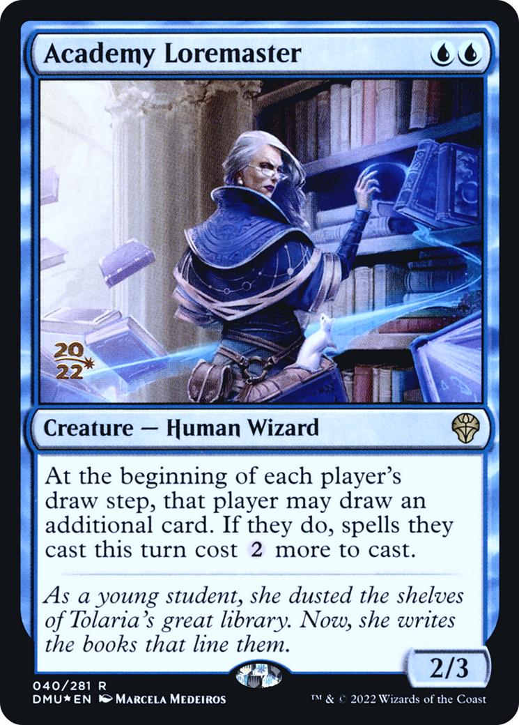 Image of Academy Loremaster (PRE-040) - Dominaria United Promos Foil