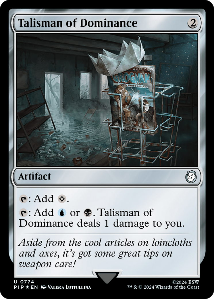 Image of Talisman of Dominance (Surge Foil) (PIP-774) - Fallout Foil