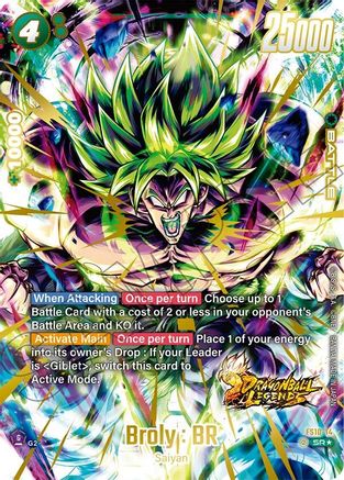 Image of Broly : BR (Bonus Pack Alternate Art) (FS10-14) - Starter Deck 10 Giblet Holofoil