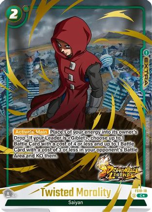 Image of Twisted Morality (Bonus Pack Alternate Art) (FS10-18) - Starter Deck 10 Giblet Holofoil