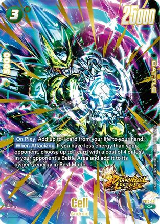 Image of Cell (Bonus Pack Alternate Art) (FS10-10) - Starter Deck 10 Giblet Holofoil
