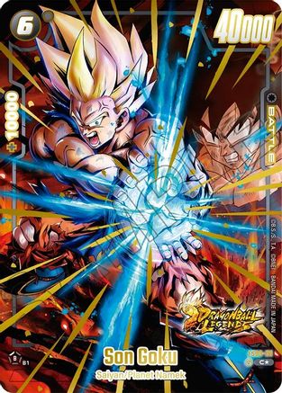 Image of Son Goku - FS09-06 (Bonus Pack Alternate Art) (FS09-06) - Starter Deck 9 Shallot Holofoil