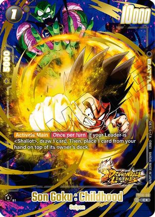 Image of Son Goku : Childhood (Bonus Pack Alternate Art) (FS09-09) - Starter Deck 9 Shallot Holofoil