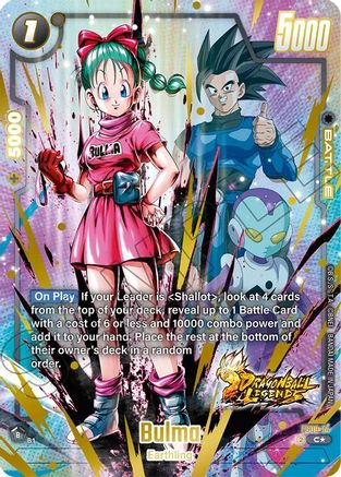 Image of Bulma (Bonus Pack Alternate Art) (FS09-14) - Starter Deck 9 Shallot Holofoil