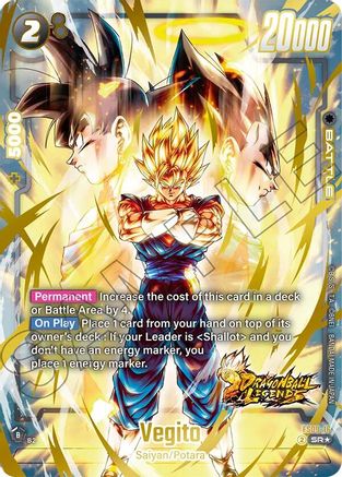 Image of Vegito (Bonus Pack Alternate Art) (FS09-16) - Starter Deck 9 Shallot Holofoil