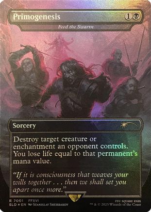 Image of Primogenesis - Feed the Swarm (Rainbow Foil) (SLD-7001) - Secret Lair Drop Series Foil
