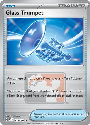 Image of Glass Trumpet 135  - Reverse Holofoil League & Championship Cards - Promo