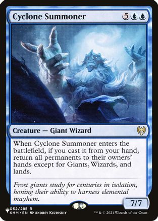 Image of Cyclone Summoner (LIST-052/285) - The List Reprints