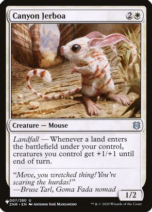 Image of Canyon Jerboa (LIST-007/280) - The List Reprints