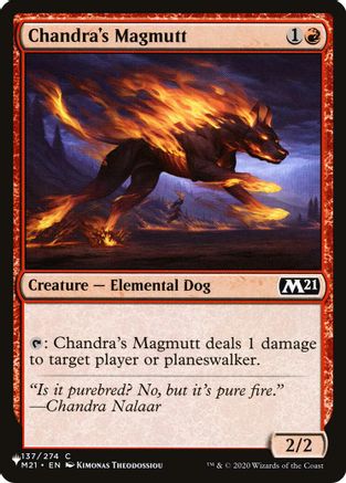 Image of Chandra's Magmutt (LIST-137/274) - The List Reprints