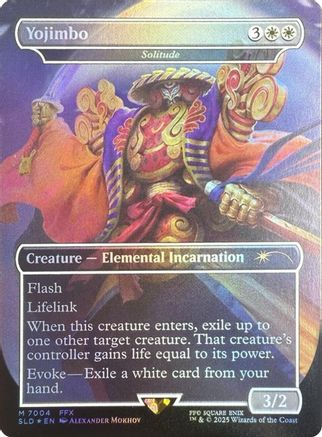 Image of Yojimbo - Solitude (Rainbow Foil) (SLD-7004) - Secret Lair Drop Series Foil
