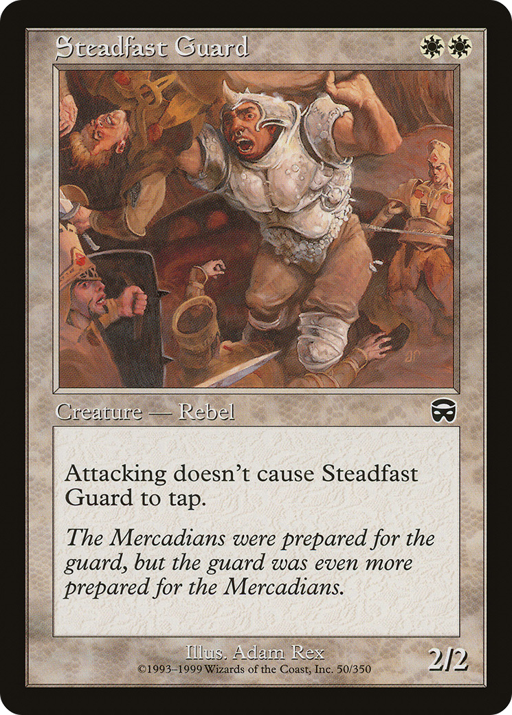Image of Steadfast Guard (MMQ-050) - Mercadian Masques