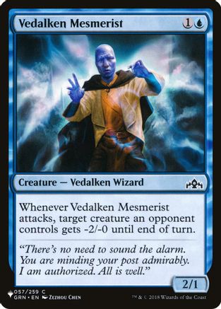 Image of Vedalken Mesmerist (LIST-057/259) - The List Reprints