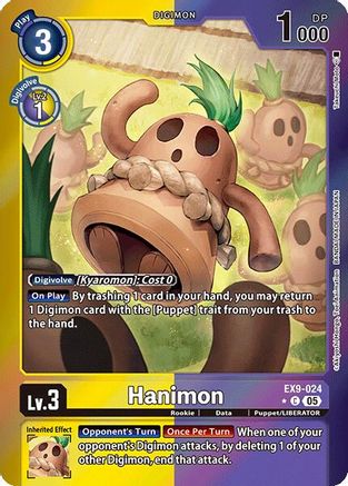 Image of Hanimon (Limited Foil) (EX9-024) - Versus Monsters Foil