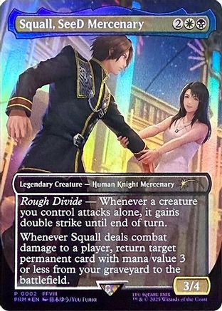 Image of Squall, SeeD Mercenary (SSP-002) - Standard Showdown Promos Foil