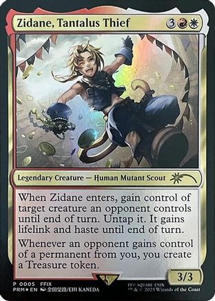 Image of Zidane, Tantalus Thief (WPN-005) - WPN & Gateway Promos Foil