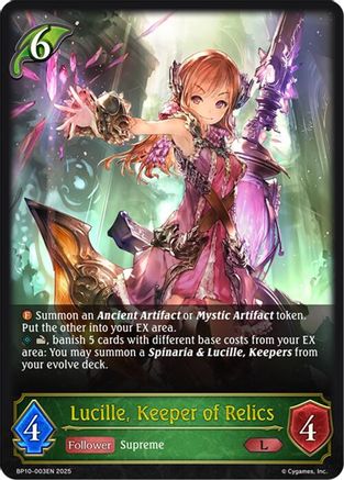 Image of Lucille, Keeper of Relics (BP10-003EN) - BP10 Gods of the Arcana