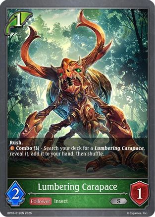 Image of Lumbering Carapace (BP10-012EN) - BP10 Gods of the Arcana