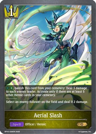 Image of Aerial Slash (BP10-026EN) - BP10 Gods of the Arcana