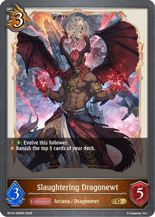 Image of Slaughtering Dragonewt (BP10-060EN) - BP10 Gods of the Arcana