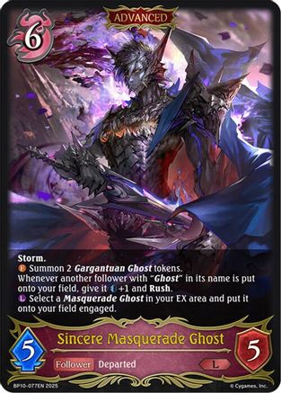 Image of Sincere Masquerade Ghost (BP10-077EN) - BP10 Gods of the Arcana
